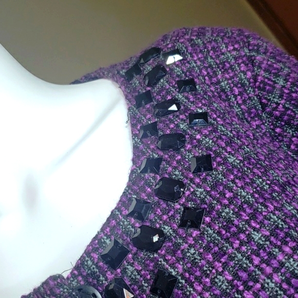 Notations Purple & black Lovely Women's Jacket Size XL. - Picture 11 of 16